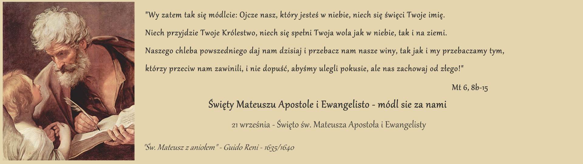 09.21 - sw. Mateusz